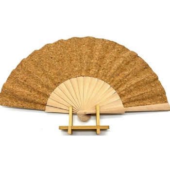 Wooden Handle Fan SS22012
