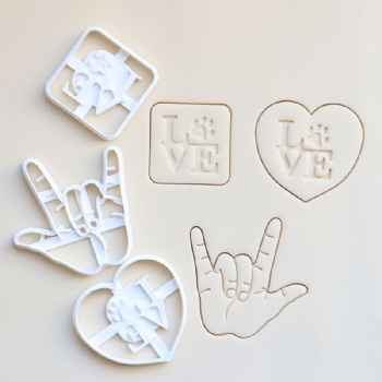 Plastic cookie cutter HL12051